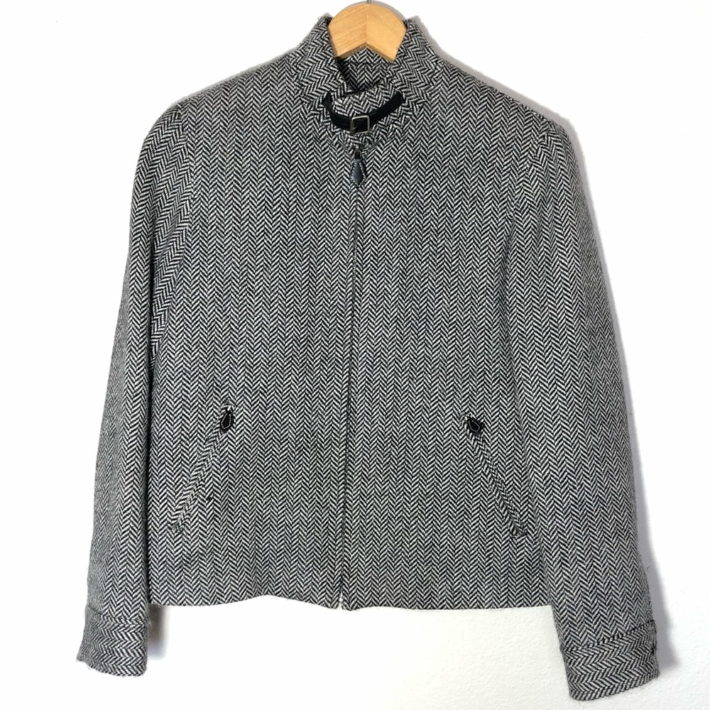 Lauren Ralph Lauren wool/alpaca herringbone jacket